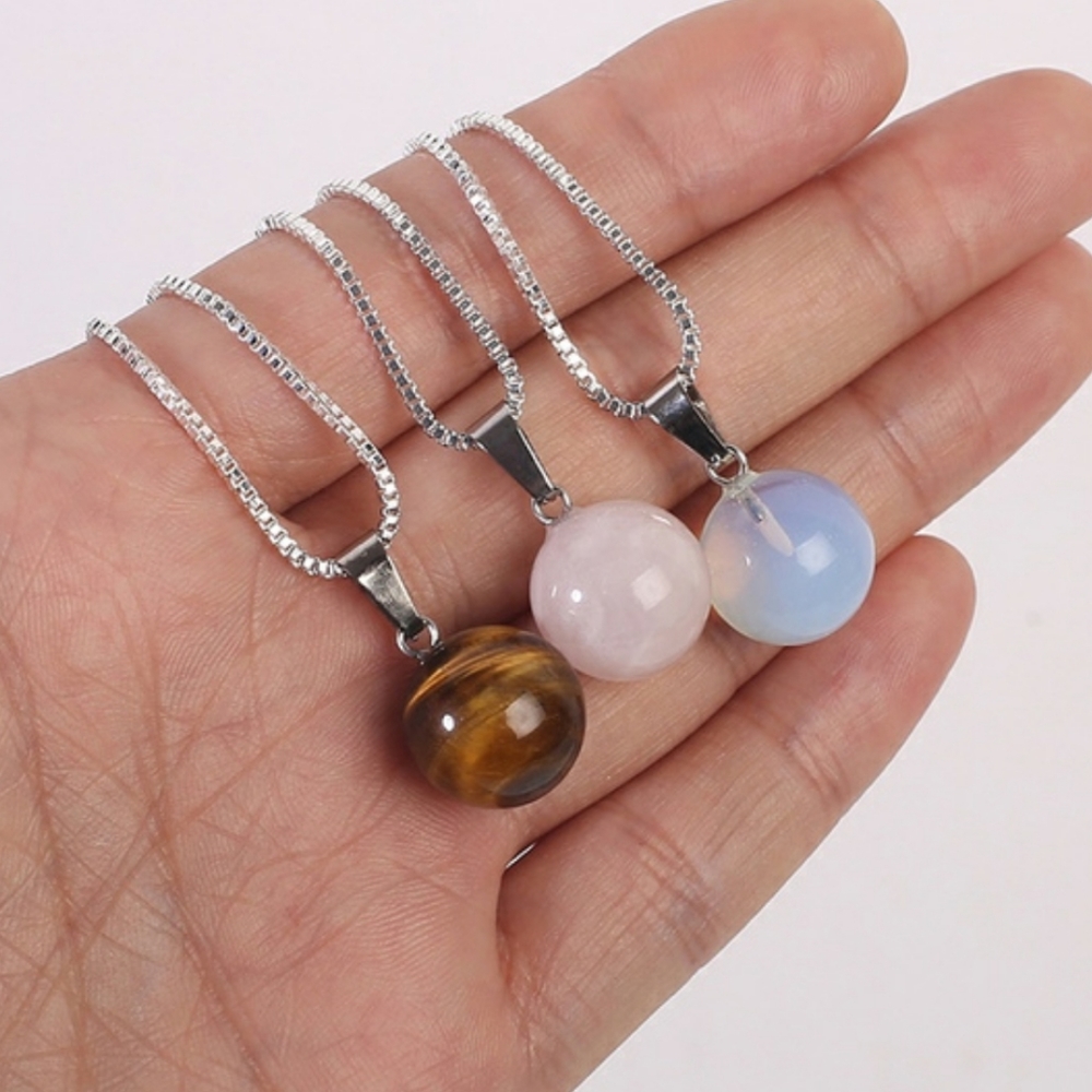 Natural Gemstone Necklace - Picture 2 of 2